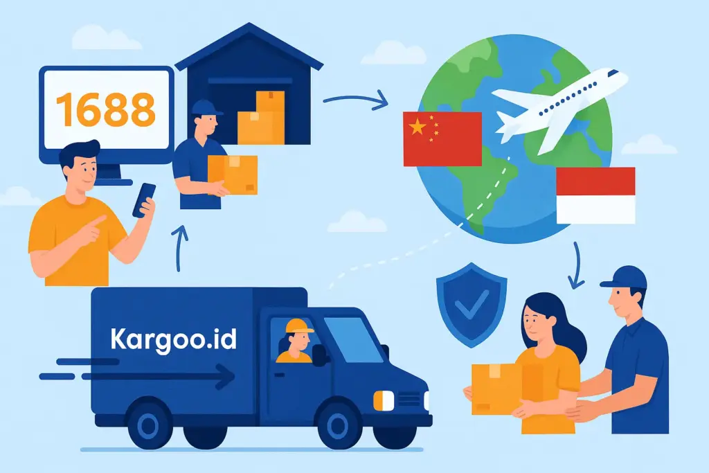 Cara Menggunakan Forwarder 1688 ke Indonesia dengan Mudah dengan Kargoo.id